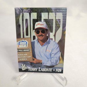 Terry LaBonte Press Pass 'Pole Postion Award' Insert Card #6A of 9